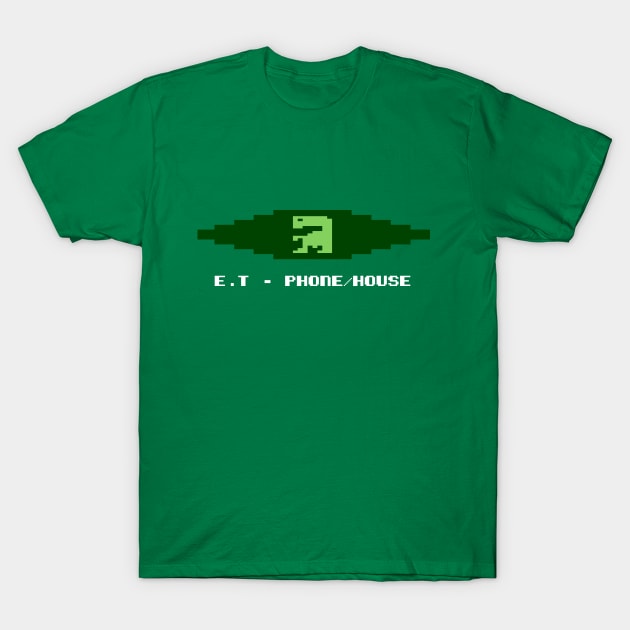 ET PHONE HOUSE T-Shirt by refritomix